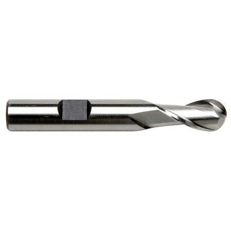 Sowa 34 Dia x 34 Shank 2Flute Regular Length Ball Nose HSCO Cobalt End Mill 103809